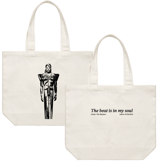 Under The Rhythm Tote Bag (Natural)