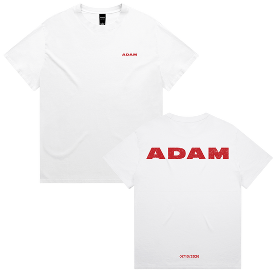 ADAM Logo Tee (White)